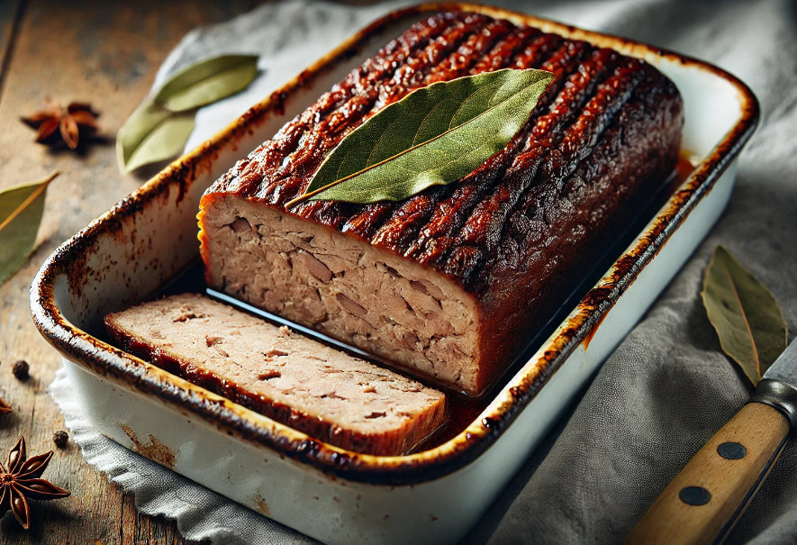 Recipe of the terrine of Corsican wild boar